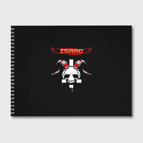 Альбом для рисования с принтом The Binding of Isaac, Skull  , 100% бумага
 | матовая бумага, плотность 200 мг. | Тематика изображения на принте: skull | the binding of isaac | айзек | аркады | жертвоприношение айзека | жертвоприношение исаака | исаак | крест | логотипы игр | монстры | персонажи игр | череп