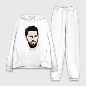 Женский костюм хлопок Oversize с принтом Лионель Месси ,  |  | argentina | barca | barcelona | football | lionel | messi | spain | sport | аргентина | барса | барселона | гол | золотой мяч | игрок | испания | камп ноу | лионель | месси | мяч | спорт | тренер | футбол | чемпион |