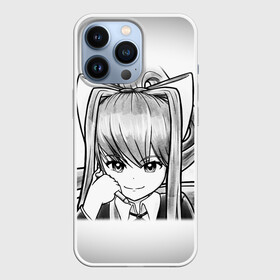 Чехол для iPhone 13 Pro с принтом Doki Doki Literature Club ,  |  | Тематика изображения на принте: anime | doki doki literature club | monika | natsuki | sayori | yuri | аниме | доки доки | доки доки литературный клуб | моника | нацуки | саёри | юри