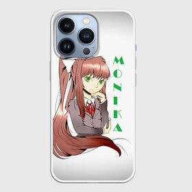 Чехол для iPhone 13 Pro с принтом Doki Doki MONIKA ,  |  | Тематика изображения на принте: anime | doki doki literature club | monika | natsuki | sayori | yuri | аниме | доки доки | доки доки литературный клуб | моника | нацуки | саёри | юри