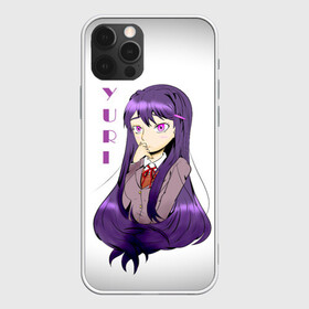 Чехол для iPhone 12 Pro с принтом Doki Doki YURI , силикон | область печати: задняя сторона чехла, без боковых панелей | Тематика изображения на принте: anime | doki doki literature club | monika | natsuki | sayori | yuri | аниме | доки доки | доки доки литературный клуб | моника | нацуки | саёри | юри