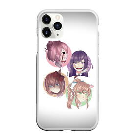 Чехол для iPhone 11 Pro матовый с принтом Doki Doki Literature Club , Силикон |  | anime | doki doki literature club | monika | natsuki | sayori | yuri | аниме | доки доки | доки доки литературный клуб | моника | нацуки | саёри | юри