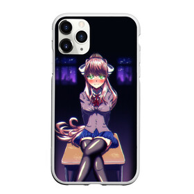 Чехол для iPhone 11 Pro матовый с принтом МОНИКА , Силикон |  | anime | doki doki literature club | monika | natsuki | sayori | yuri | аниме | доки доки | доки доки литературный клуб | моника | нацуки | саёри | юри