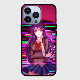 Чехол для iPhone 13 Pro с принтом Literature Club Юри (Yuri) ,  |  | anime | doki doki literature club | monika | natsuki | sayori | yuri | аниме | доки доки | доки доки литературный клуб | моника | нацуки | саёри | юри