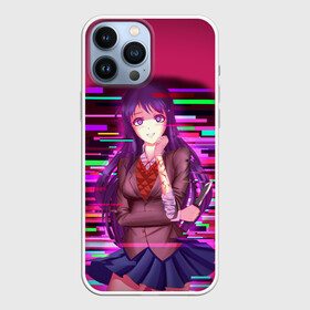 Чехол для iPhone 13 Pro Max с принтом Literature Club Юри (Yuri) ,  |  | anime | doki doki literature club | monika | natsuki | sayori | yuri | аниме | доки доки | доки доки литературный клуб | моника | нацуки | саёри | юри