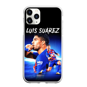 Чехол для iPhone 11 Pro матовый с принтом LUIS SUAREZ / ЛУИС СУАРЕС , Силикон |  | Тематика изображения на принте: barcelona | football | luis suarez | sport | uefa | барселона | луис суарес | спорт | уефа. | футбол