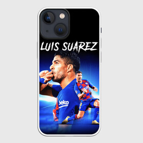 Чехол для iPhone 13 mini с принтом LUIS SUAREZ   ЛУИС СУАРЕС ,  |  | barcelona | football | luis suarez | sport | uefa | барселона | луис суарес | спорт | уефа. | футбол