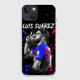 Чехол для iPhone 13 с принтом ЛУИС СУАРЕС   БАРСЕЛОНА ,  |  | barcelona | football | luis suarez | sport | uefa | барселона | луис суарес | спорт | уефа. | футбол