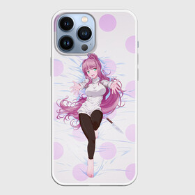 Чехол для iPhone 13 Pro Max с принтом Doki Doki | Monika | Моника ,  |  | Тематика изображения на принте: ahegao | club | doki | game | girl | girls | japan | literature | monika | natsuki | sayori | senpai | waifu | yuri | аниме | ахегао | вайфу | девушка | игра | манга | ми | мими | моника | нацуки | няшка | няшная | саери | семпай | сенпай | т