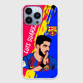 Чехол для iPhone 13 Pro с принтом ЛУИС СУАРЕС   БАРСЕЛОНА ,  |  | barcelona | football | luis suarez | sport | uefa | барселона | луис суарес | спорт | уефа. | футбол