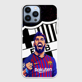 Чехол для iPhone 13 Pro Max с принтом ЛУИС СУАРЕС   БАРСЕЛОНА ,  |  | barcelona | football | luis suarez | sport | uefa | барселона | луис суарес | спорт | уефа. | футбол