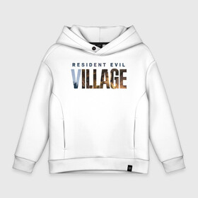 Детское худи Oversize хлопок с принтом Resident Evil 8 Village Logo , френч-терри — 70% хлопок, 30% полиэстер. Мягкий теплый начес внутри —100% хлопок | боковые карманы, эластичные манжеты и нижняя кромка, капюшон на магнитной кнопке | Тематика изображения на принте: 8 | dimitresku | games | horror | new | resident evil | umbrella | vampire | village | вампир | деревня | димитреску | игра | лого | надпись | обитель зла | резидент | хоррор | эвил