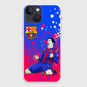 Чехол для iPhone 13 mini с принтом ЛУИС СУАРЕС   БАРСЕЛОНА ,  |  | barcelona | football | luis suarez | sport | uefa | барселона | луис суарес | спорт | уефа. | футбол