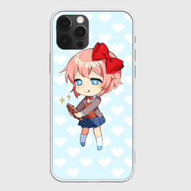 Чехол для iPhone 12 Pro Max с принтом Chibi Sayori , Силикон |  | Тематика изображения на принте: ddlc | doki doki literature club | sayori | саёри | сайори