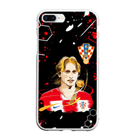 Чехол для iPhone 7Plus/8 Plus матовый с принтом ЛУКА МОДРИЧ LUKA MODRIC , Силикон | Область печати: задняя сторона чехла, без боковых панелей | Тематика изображения на принте: football | luka modric | real madrid. | sport | лука модрич | реал мадрид | сборная хорватии | спорт | футбол