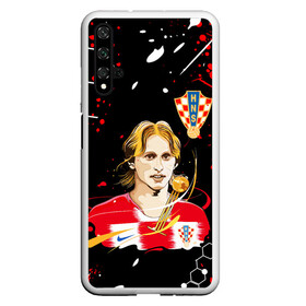 Чехол для Honor 20 с принтом ЛУКА МОДРИЧ LUKA MODRIC , Силикон | Область печати: задняя сторона чехла, без боковых панелей | football | luka modric | real madrid. | sport | лука модрич | реал мадрид | сборная хорватии | спорт | футбол