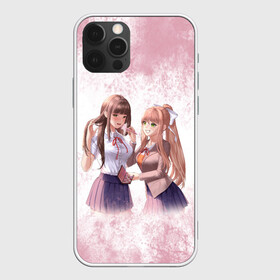 Чехол для iPhone 12 Pro Max с принтом Doki Doki Literature Club | Monika и Yuri (Z) , Силикон |  | doki doki | doki doki literature club | monika | natsuki | sayori | team salvato | yuri | доки | доки доки | литературный клуб | моника | нацуки | саёри | юри