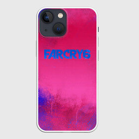 Чехол для iPhone 13 mini с принтом Far Cry 6 ,  |  | far cry 6 | дым | игра | лого | надпись | частицы