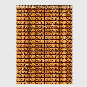 Скетчбук (блокнот) с принтом Far Cry 6 , 100% бумага
 | 48 листов, плотность листов — 100 г/м2, плотность картонной обложки — 250 г/м2. Листы скреплены сверху удобной пружинной спиралью | Тематика изображения на принте: far cry 6 | игра | лого | надпись | текстура | частицы