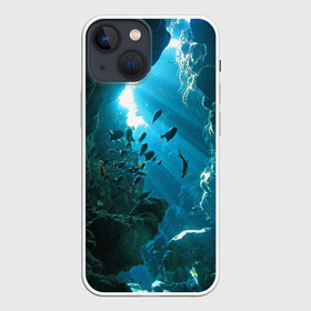 Чехол для iPhone 13 mini с принтом Коралловые рыбки ,  |  | коралловые | кораллы | море | морские обитатели | океан | подводный мир | рыбки