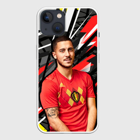 Чехол для iPhone 13 с принтом Эден Азар ,  |  | eden hazard | бельгия | игра | полузащитник | реал | футбол | эден азар