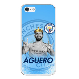 Чехол для iPhone 5/5S матовый с принтом СЕРХИО АГУЭРО SERGIO AGUERO , Силикон | Область печати: задняя сторона чехла, без боковых панелей | football | manchester city | sergio leonel aguero del castillo | sport | манчестер сити | сборная аргентины. | спорт | футбол