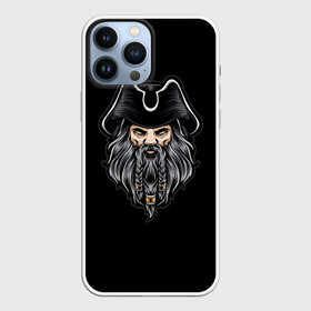 Чехол для iPhone 13 Pro Max с принтом Морской Капитан Чёрная Борода ,  |  | грабитель | злодей | капитан | пират | пираты | разбойник