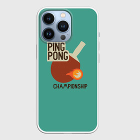 Чехол для iPhone 13 Pro с принтом ping pong ,  |  | ping pong | sport | tennis | настольный теннис | пинг понг | ракетка | спорт | теннис