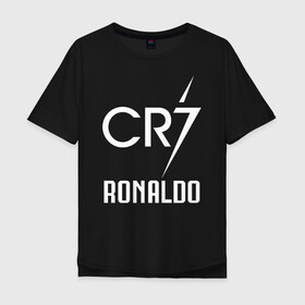 Мужская футболка хлопок Oversize с принтом CR7 Cristiano Ronaldo logo , 100% хлопок | свободный крой, круглый ворот, “спинка” длиннее передней части | Тематика изображения на принте: 7 | champion | cr7 | cristiano ronaldo | fifa | football | football club | juventus | soccer | uefa | игра | криштиану роналду | лига чемпионов | реал мадрид | сборная португалии | спорт | уефа | фифа | фк | футбол | футболь