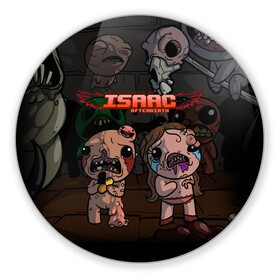 Коврик для мышки круглый с принтом The Binding of Isaac | Жертвоприношение Исаака (Z) , резина и полиэстер | круглая форма, изображение наносится на всю лицевую часть | binding isaac | binding of isaac | the binding of isaac | голос бога | жертвоприношение исаака | исаак | компьютерная игра | маленький исаак