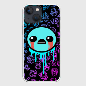 Чехол для iPhone 13 mini с принтом Blue Isaac ,  |  | binding | game | games | hell | isaac | the binding of isaac | ад | жертвоприношение исаака | игра | игры | исаак