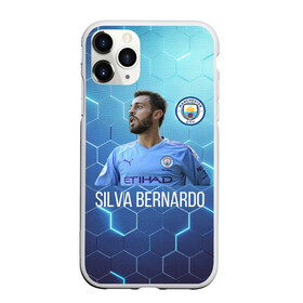 Чехол для iPhone 11 Pro матовый с принтом Silva Bernardo Манчестер Сити , Силикон |  | manchester city | бернарду силва | манчестер сити | сборная португалии | футбол | футболист