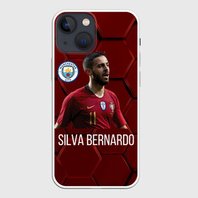 Чехол для iPhone 13 mini с принтом Silva Bernardo Манчестер Сити ,  |  | manchester city | бернарду силва | манчестер сити | сборная португалии | футбол | футболист