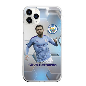 Чехол для iPhone 11 Pro Max матовый с принтом Silva Bernardo Манчестер Сити , Силикон |  | manchester city | бернарду силва | манчестер сити | сборная португалии | футбол | футболист