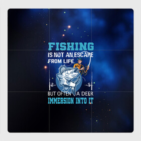 Магнитный плакат 3Х3 с принтом FISHING PLANET Рыбалка , Полимерный материал с магнитным слоем | 9 деталей размером 9*9 см | Тематика изображения на принте: fish | карп | лето | отдых | поклев | рыба | рыбалка | рыболов | спиннинг | удилище | удочка