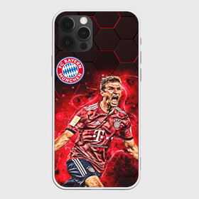 Чехол для iPhone 12 Pro Max с принтом ТОМАС МЮЛЛЕР / БАВАРИЯ , Силикон |  | bayern | football | sport | thomas muller | uefa. | бавария | спорт | томас мюллер | уефа | футбол