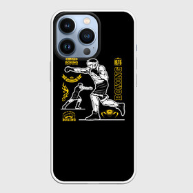 Чехол для iPhone 13 Pro с принтом BOXING ,  |  | boxing | fight club | mma | ufc | боевые искусства | боец | бои | бойцовский клуб | бокс | боксёр | борьба | воин | единоборства | кикбоксинг | майк тайсон | мма | муай тай | мухаммед али | рукопашный бой | сила