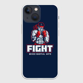 Чехол для iPhone 13 mini с принтом Боксёр ,  |  | boxing | fight club | mma | ufc | боевые искусства | боец | бои | бойцовский клуб | бокс | боксёр | борьба | воин | единоборства | кикбоксинг | майк тайсон | мма | муай тай | мухаммед али | рукопашный бой | сила