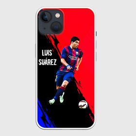 Чехол для iPhone 13 с принтом Луис Суарес ,  |  | atletico madrid | barcelona | football | luis suarez | sport | атлетико мадрид | барселона | гол | известные личности | испания | луис альберто суарес | луис суарес | мужчинам | спорт | спортсмены | уругвай | футболи