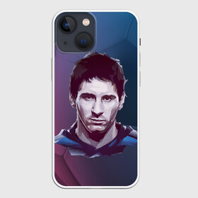 Чехол для iPhone 13 mini с принтом Барса ,  |  | арт | месси | мяч | спорт | футбол | футболист