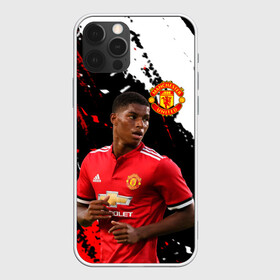 Чехол для iPhone 12 Pro Max с принтом Manchester United: Рашфорд. , Силикон |  | fc | fcmu | football | football club | manchester united | marcus rashford | red devils | sport | красные дьяволы | манчестер юнайтед | маркус рашфорд | спорт | фк | фкмю | футбол | футбольный клуб