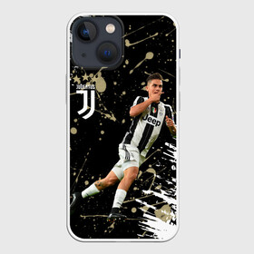 Чехол для iPhone 13 mini с принтом Juventus: Пауло Дибала. ,  |  | cr7 | juve | juventus | paulo dybala | ronaldo | пауло дибала | роналдо | ювентус