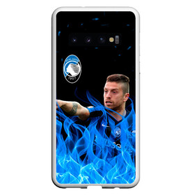 Чехол для Samsung Galaxy S10 с принтом Atalanta: Алехандро Гомес. , Силикон | Область печати: задняя сторона чехла, без боковых панелей | alejandro gomez | atalanta | football | football club | sport | алехандро гомес | аталанта | спорт | спортивные | униформа | фирменные цвета | футбол | футбольный клуб