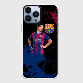 Чехол для iPhone 13 Pro Max с принтом Barcelona: Луис Суарес. ,  |  | barca | barcelona | fc barca | luis suarez | барка | барселона | луис суарес