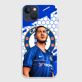 Чехол для iPhone 13 с принтом ЭДЕН АЗАР   CHELSEA   ЧЕЛСИ ,  |  | chelsea | eden michael hazard | football | real madrid | sport | uefa | реал мадрид | сборная бельгии. | спорт | уефа | футбол | хазард | челси | эден азар