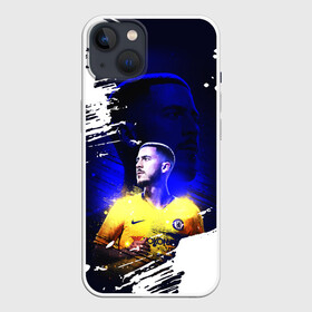 Чехол для iPhone 13 с принтом ЭДЕН АЗАР   EDEN HAZARD ,  |  | chelsea | eden michael hazard | football | real madrid | sport | uefa | реал мадрид | сборная бельгии. | спорт | уефа | футбол | хазард | челси | эден азар