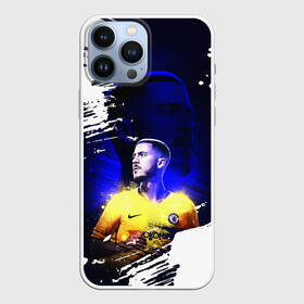 Чехол для iPhone 13 Pro Max с принтом ЭДЕН АЗАР   EDEN HAZARD ,  |  | Тематика изображения на принте: chelsea | eden michael hazard | football | real madrid | sport | uefa | реал мадрид | сборная бельгии. | спорт | уефа | футбол | хазард | челси | эден азар