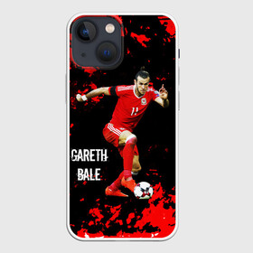 Чехол для iPhone 13 mini с принтом Бэйл Гарет ,  |  | Тематика изображения на принте: fly emirates | football | gareth bale | real madrid | sport | tottenham | гарет бэйл | гол | известные личности | испания | мужчинам | мяч | реал мадрид | спорт | спортсмены | тоттенхэм хотспур | уэльс | футболист | хобб