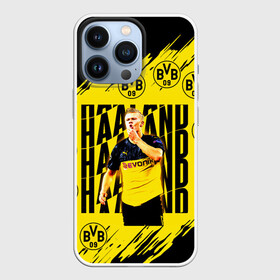 Чехол для iPhone 13 Pro с принтом ЭРЛИНГ ХОЛАНД   ERLING HAALAND ,  |  | borussia | erling braut haaland | football | sport | uefa | боруссия | сборная норвегии. | спорт | уефа | футбол | эрлинг холанд