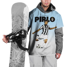 Накидка на куртку 3D с принтом Андреа Пирло , 100% полиэстер |  | Тематика изображения на принте: andrea pirlo | fc juventus | андреа пирло | итальянский | тренер | фк ювентус | футболист